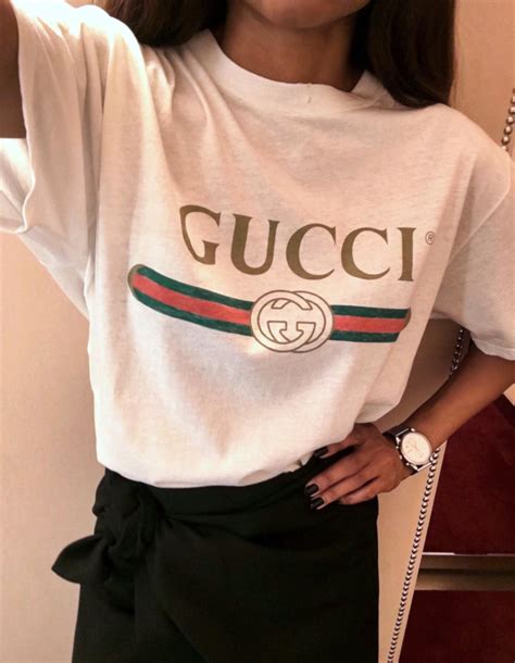 t shirt gucci femme|gucci t shirt fedex.